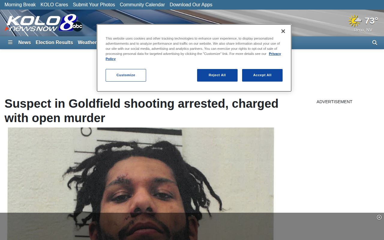 Esmeralda County crime news KOLO 8 incident-report source